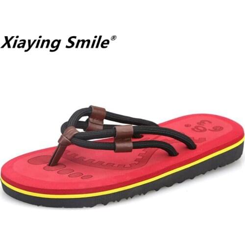 Summer Men Flip Flops Male Mixed Color Slippers Men Casual PVC EVA Shoes Summer Fashion Beach Sandals slides