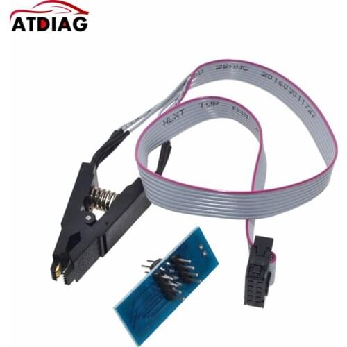 High quality SOIC8 SOP8 Test Clip For EEPROM 93CXX/25CXX/24CXX in-circuit programming on USB Programmer TL866CS TL866A EZP