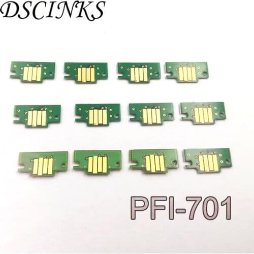 12 PCS PFI-701 Ink Cartridge Chip for Canon IPF8000 IPF9000 IPF-8000 IPF-9000 IPF 8000 9000 Printer PFI 701 PFI701 Permanently