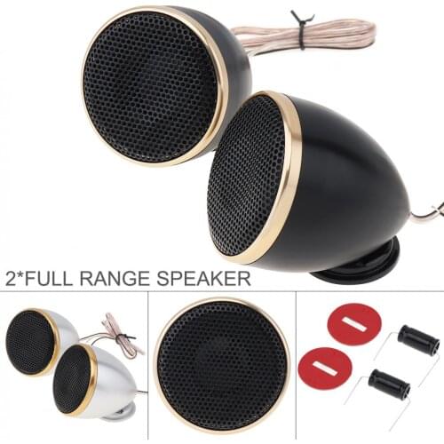 2pcs 2.5 Inch Aluminum Midrange Speaker Tweeter 4 Ohm 200W HIFI Music Speakers for Cars Audio System