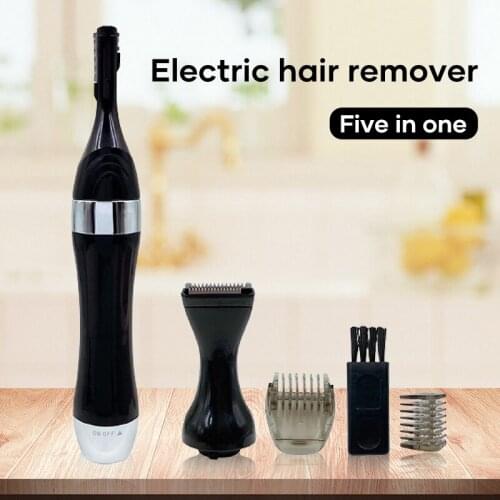 5 In 1 Trimmer Electric Precision Shaver Styler And Hair Removal Tool Portable Sleek Design For Women Home Use Devices -VL16