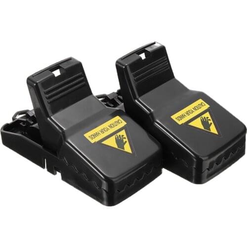 6pcs Black Mouse Mice Rodent Snap Traps Home Mouse Rat Control Trap Catcher Busters Effective Safety Garden Tools