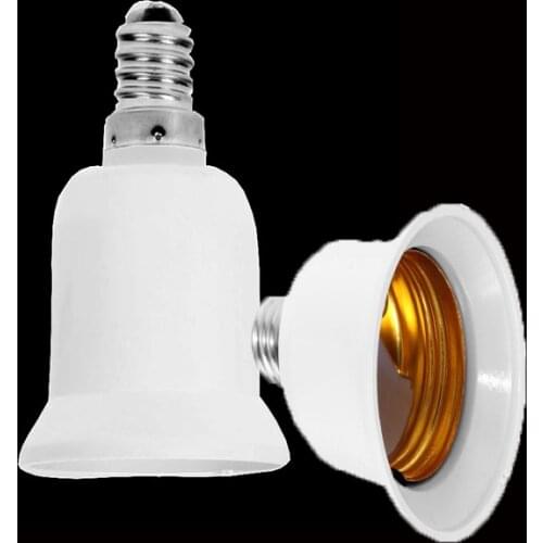 Fireproof Lamp Adapter Plastic E14 TO E27 Converter Conversion Socket High Quality Material Socket Light Bulb Adapter Lamp Holde