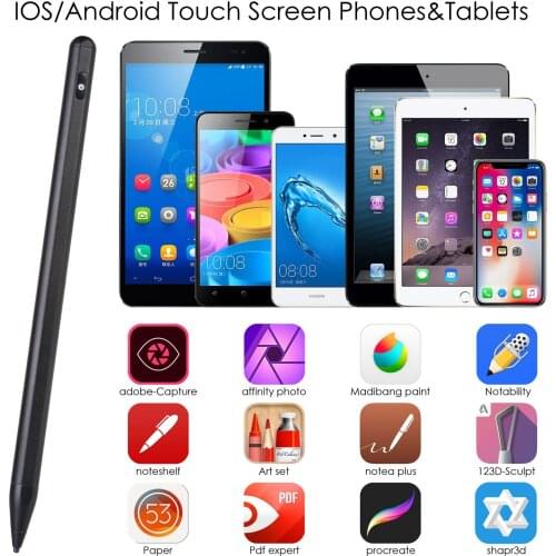 Active Magnetic Capacitive Pen with Magnetic for Apple Android Pen Painting Pen Mobile Phone Tablet Stylus Compatible