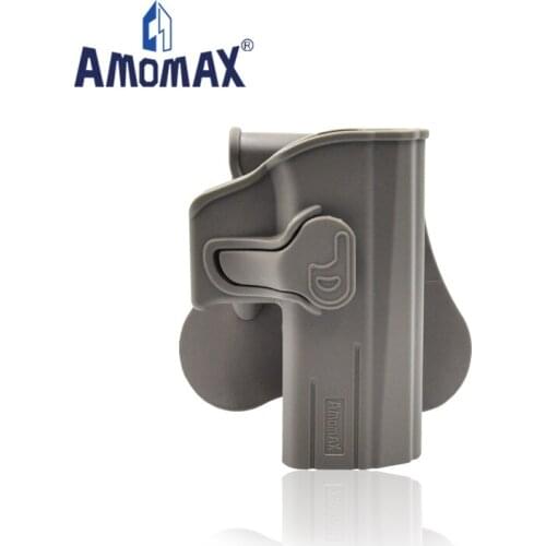 Amomax Rigid Quick Realease Polymer FDE Holster Fits CZ P-07 and CZ P-09 for Daily Carry Shooting