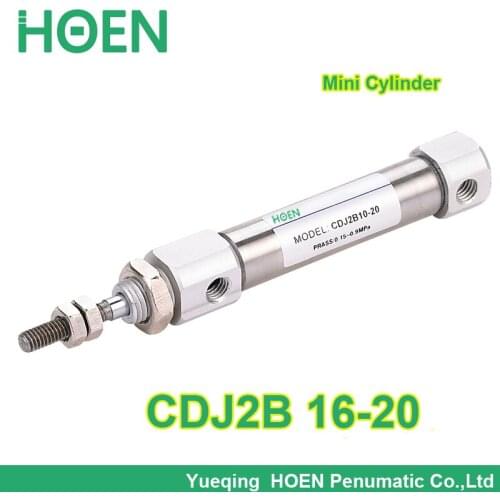 FREE SHIPPING SMC Type CDJ2B series Cylinder CDJ2B16-20 16mm Bore 20m Stroke Mini Pneumatic Air Cylinder CDJ2B16*20 high quality