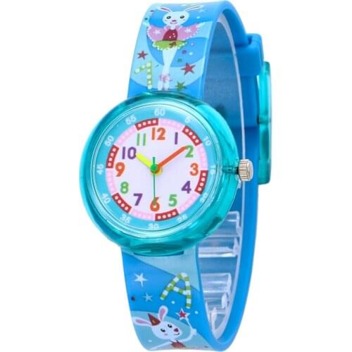 11 Designs Christmas Gift Cute Rabbit Girl Watch Children Fashion Watch SportS Jelly Cartoon New Boy Watch relogio infantil Saat