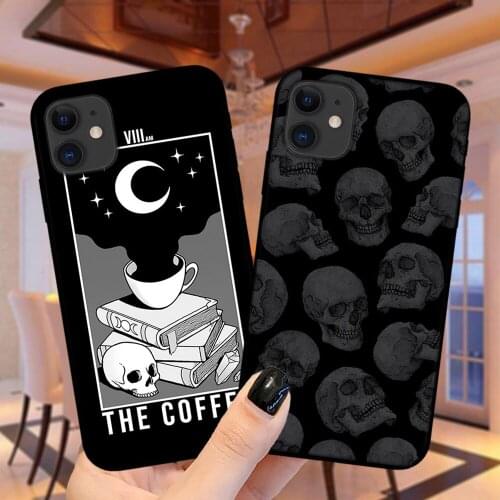 Skulls Reaper The Lovers Roes Black Soft Silicone Case Cover For iPhone 12 Mini 11 Pro XS Max X XR 6 6S 7 8 Plus 5S SE 2020 SE2