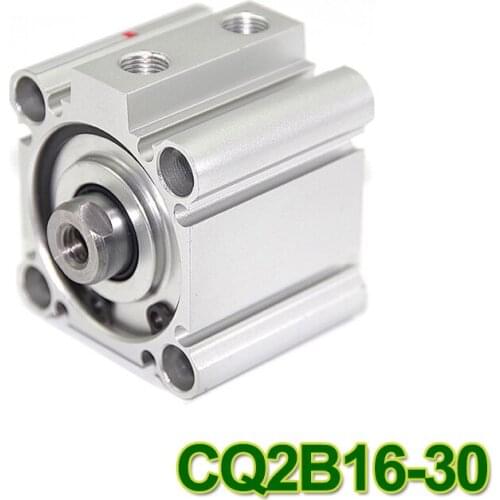 CQ2B16-30 SMC Type CQ2B series 16mm bore 30mm stroke Double Action single rod thin Pneumatic Compact Cylinder high quality