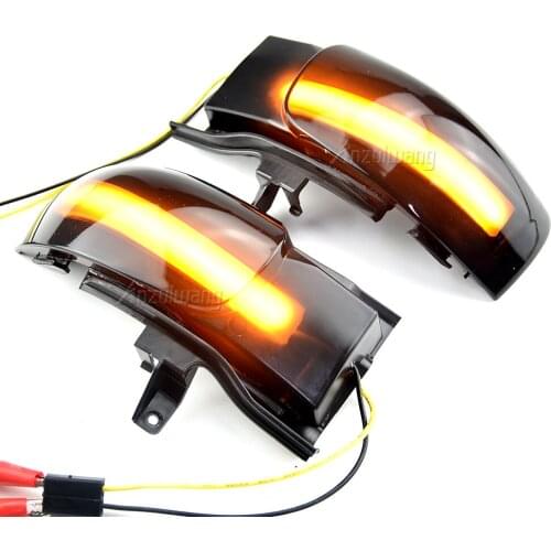 Dynamic Blinker For VW Touran 1T1 1T2 2003 2009 LED Turn Signal Light Side Mirror Indicator Repeater Lamp 2004 2005 2006 2007