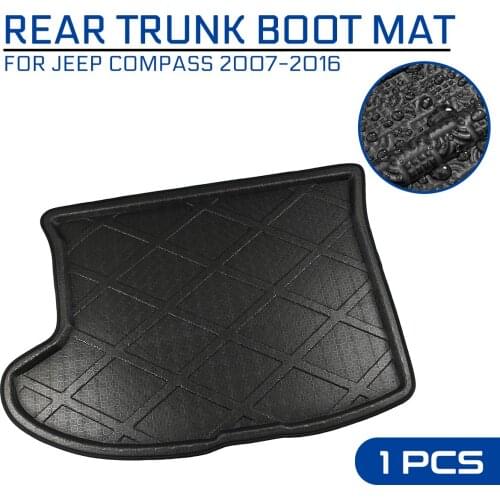For Jeep Compass 2007 2008 2009 2010-2016 Car Floor Mat Carpet Rear Trunk Anti-mud Cover
