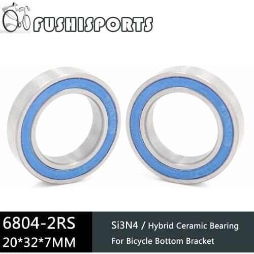2Pcs High Speed Bicycle Bottom Brackets Hub Si3N4 Ceramic Bearing Bike BB Axis Bearing Road MTB Bike Hybrid Ceramic Bearings