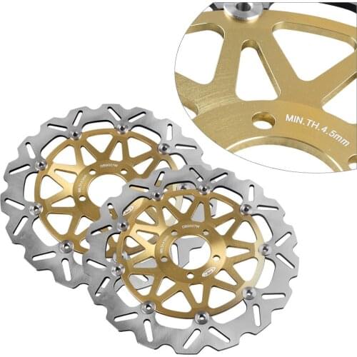 Front Brake Rotors Disc And Pads Kit Kawasaki ZZR 1200 2002-2004/NINJA ZX9R 1994-1995 Motorcycle Replacement Accessories ZZR120