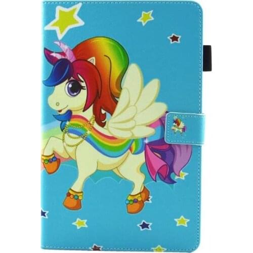 Fashion Painted Flip PU Leather Case For Samsung Galaxy Tab E 9.6 Case For Samsung Galaxy Tab E T560 SM-T560 T561 Cover Tablet