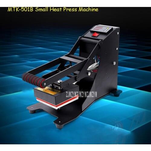 MTK-501B Small Heat Press Machine Commercial Logo Mark Heat Transfer Machine Quality Label Shoes Heat Press Machine 110V/220V