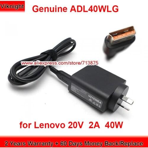 Genuine ADL40WCA 40W Charger 36200561 20V 2A AC Adapter for Lenovo YOGA 3 PRO ULTRABOOK 3-1470 14-IFI 700-141SK Power Supply