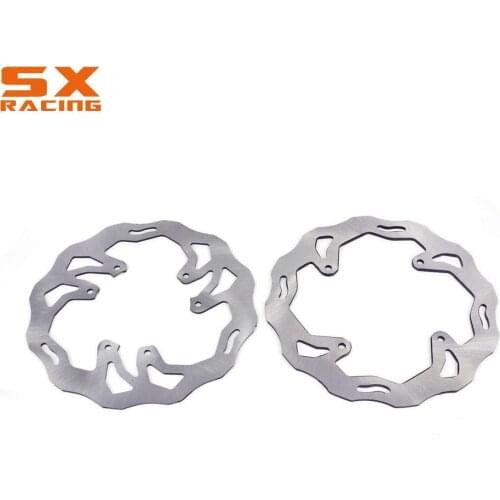 Motorcycle Front Rear Brake Disc Rotor For Honda CR125R CR250R CRF250R CRF450R CRF250X CRF450X 02-17 CRF 250R 450R 250X 450X
