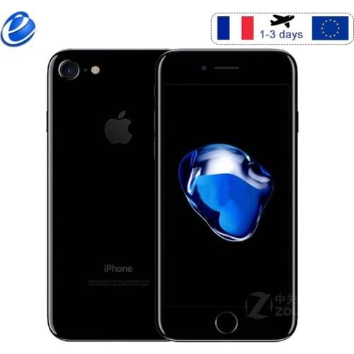 Unlocked Apple iPhone 7 Fingerprint 4G LTE global 32/128GB ROM IOS mobile phone 12.0MP GPS Quad-Core Cellphone 1960mA