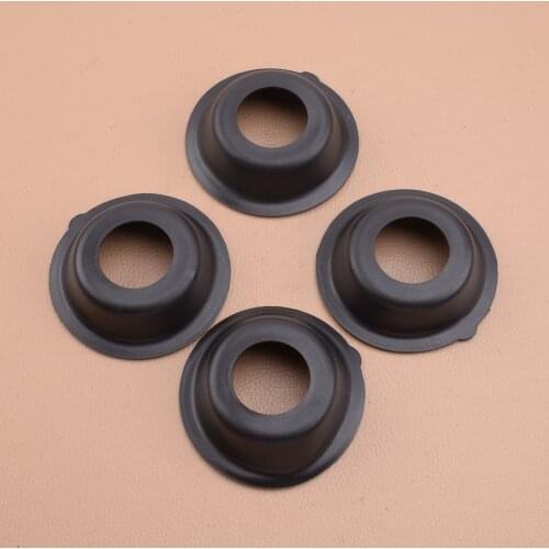 4Pcs/Set Motorcycle Carburetor Plunger Membrane Diaphragm Rubber Replacement Fit For Yamaha SR250 T Exciter 1980 1981 1982
