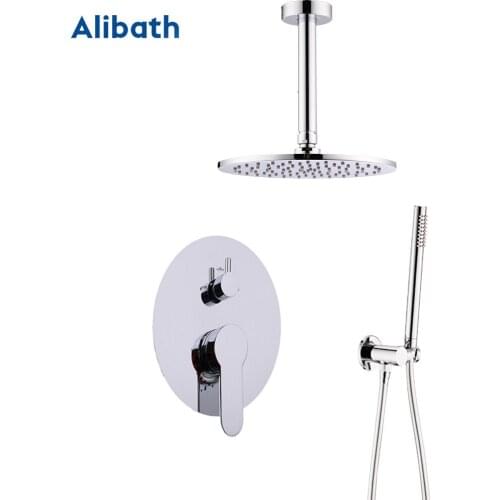Shower Faucet bathroom shower mixer taps bath mixer bathtub faucet set waterfall shower set chrome rain shower head set