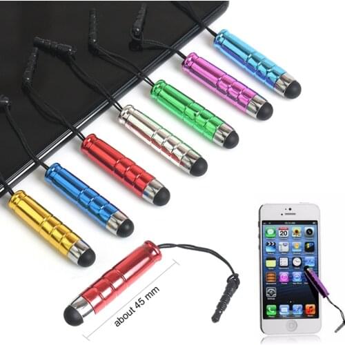 Wholesale Universal Stylus Touch Screen Pen With Dust Plug For iPad for iPhone Mobile Phone Tablet PC-Drop Shipping 100pcs/Lot