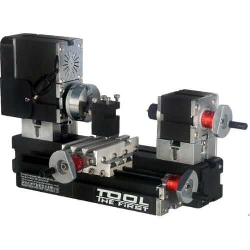 High Power Mini Metal Lathe Soft Metalworking Woodworking DIY Model Making 60W