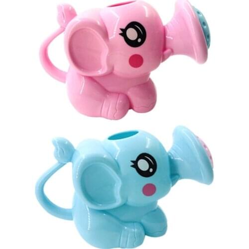 Funny Small Elephant Watering Pot Baby Kids Bath Toys Beach Play Sand Toy Gifts for Children Plastic Watering Can