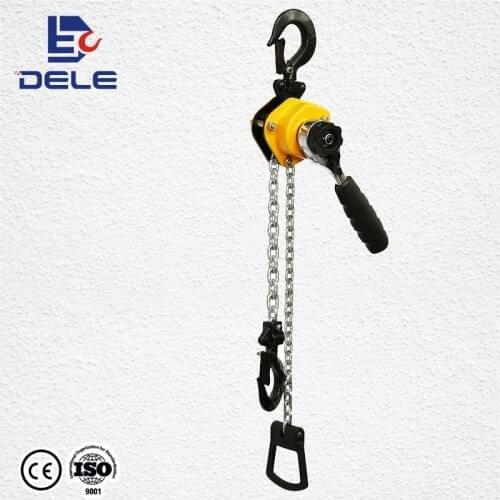 500kg*1.5m hand operated manual chain block hever chain hoist