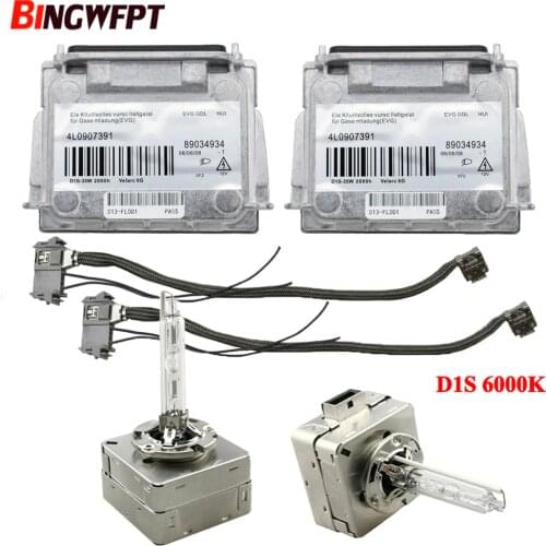 89034934 6G D1S D1R HID Xenon and Headlight Ballast Ignition Unit For Audi Q7 Citroen C5 V-W Volvo ballast 4L0907391 with wire