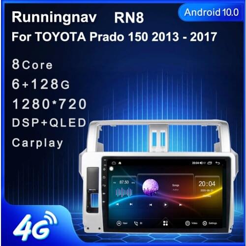 Android 10.1/9/8.1 Fit TOYOTA PRADO 2014 2015 2016 2017 Multimedia Stereo Car DVD Player Navigation GPS Radio