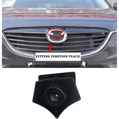 Car Front View Camera for mazda 2 3 5 6 axela atenza cx-5 cx-9 cx-7 Waterproof 170 Wide Degree Logo Embedded For cx-5 mazda 8