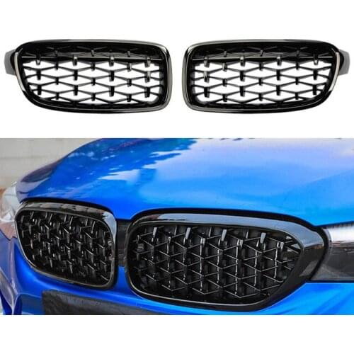 Car Front Bumper Diamond Kidney Grille Racing Grille for BMW-3 Series F30 F31 320I 325I 328I 330I 2012-2018