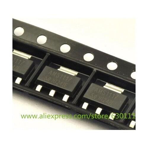 Free Shipping 1000PCS/LOT Original AMS1117-5.0 AMS1117-5V AMS1117 LM1117 1117 Voltage Regulator