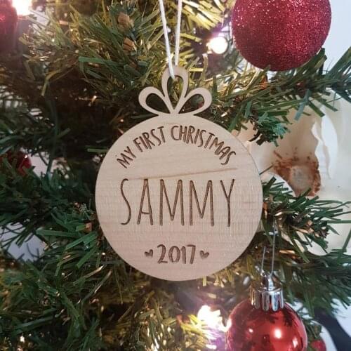 Babys First Christmas Ornament, Name Ornaments, Custom Christmas Ornament, Christmas gift, Christmas Ornaments
