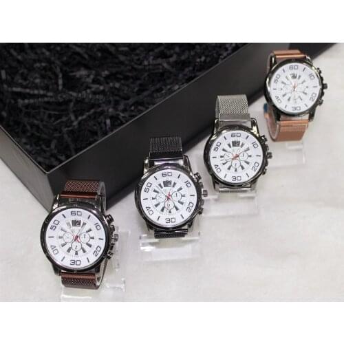 Mens Minimalist Watches Ultra Thin Mesh Belt Watch Luxury Mens Watch Business Quartz Wristwatch Tag whatches Mesh bel Mesh bel