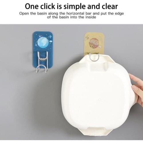 Round Hooks Multifunctional Cartoon Cute Reusable Heavy Duty Hooks Strong Window Glass Kitchen Bathroom Hooks Drying Racks Bath