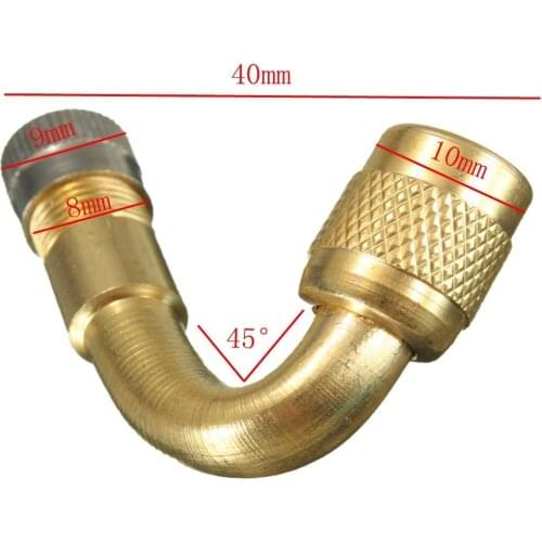 Brass Air Tyre Valve Extension Tyre Valve Extender Bike Car Motorcycle Valve Adaptor Tyre Tube Extension Adapter