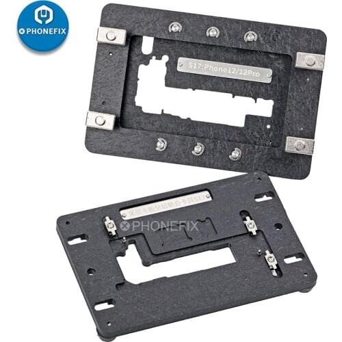 MJ S17 Locking Test Fixture Middle Frame Separating Platform for IPhone 12 12 Pro Max Fastening Lock Board Maintenance Fixture
