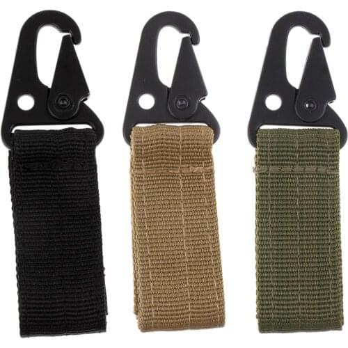 Multi-functional Outdoor Keychain Webbing Buckle Hiking Hunting Camping