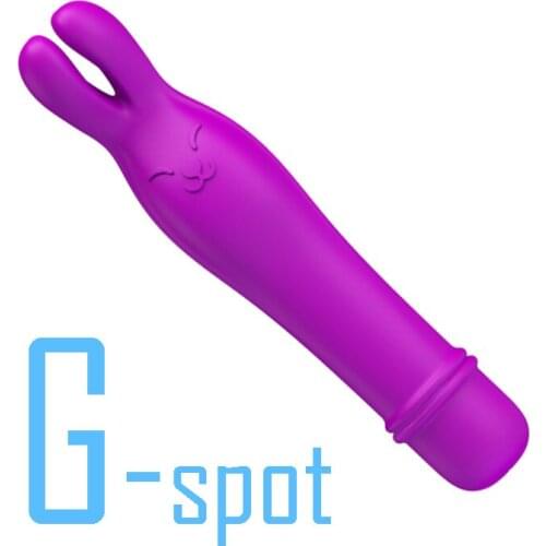 Powerful 10 Frequency Silicone Rabbit Vibe Bullet Vibrator Clitoris Stimulation Mini G-spot Dildo Vibrator Sex Toys for Women