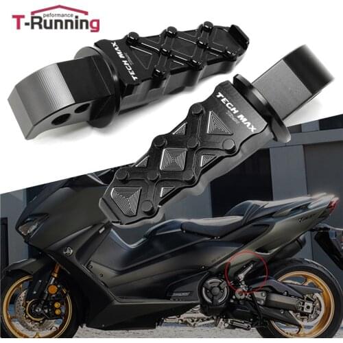 Motorcycle Accessories Rear Foot Pegs Rests Passenger Footrests For YAMAHA TMAX 560 Tmax560 Tech Max 2020