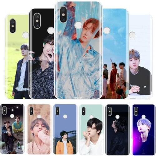 KPOP Jin SUGA j-hope RM Jimin V JungKook phone case For xioami 4 4S 5 5S 6 8 9 Lite Plus note 3 MAX2 MAX3 TPU soft Back Shell