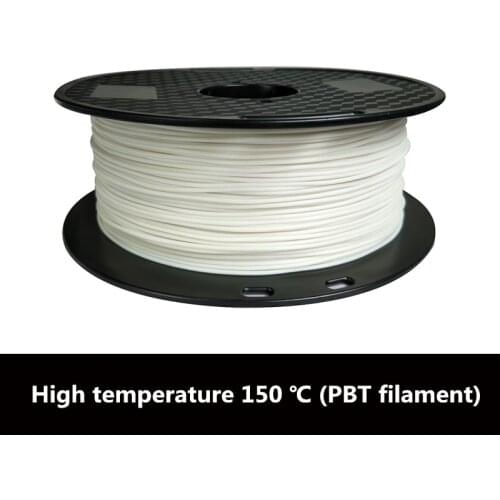 PBT Filament Printer High Temperature 1.75mm 1kg Resistance High Toughness Printing Materials BEST SELLERS SELLER HOT BLACK