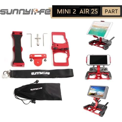 Sunnylife Update Smartphone Tablet Clip CrystalSky Monitor Holder for DJI MAVIC AIR 2/2S/MINI 2 /MINI /MAVIC PRO/AIR Drone