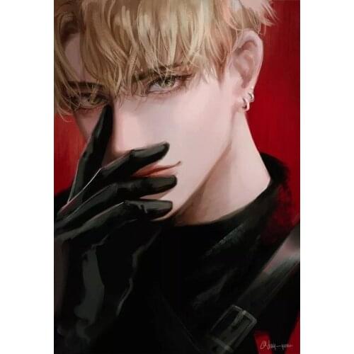 Full Round Square Diamond Painting Cartoon Cool Boy Cross Stitch Mosaic Painting 5D DIY Rhinestone Embroidery Accessories Crafts