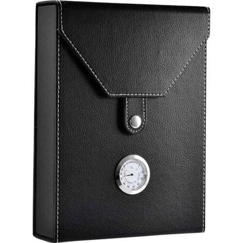 Mini Portable Leather Travel Humidor Cigar Box For 8/10pc Cigarette Storage Case Container Cigar Case With pretty well
