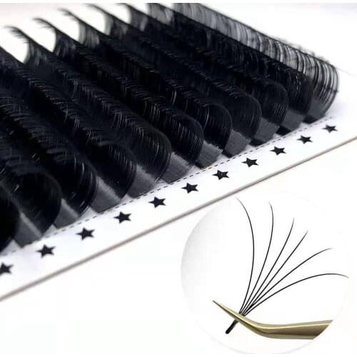 Easy fan eyelashes 0.05/0.07mm easy fan lashes one sec flower eyelashes planting eyelashes factory supply individual lashes