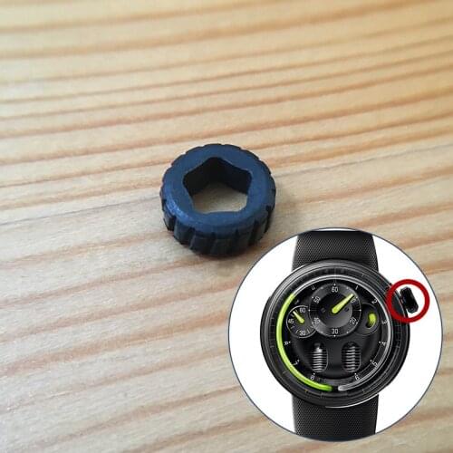 Rubber crown ring for HYT H0 048 manual watch