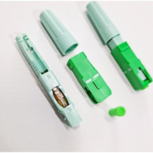 SC APC SM Single-Mode Optical Connector FTTH Tool Cold Connector Tool SC UPC Fiber Optic Fast Connector