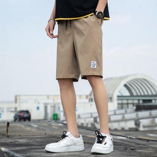 Mens shorts men clothing summer clothes breeches for boy Drawstring male large size beach shorts cargo casual cargo harajuku